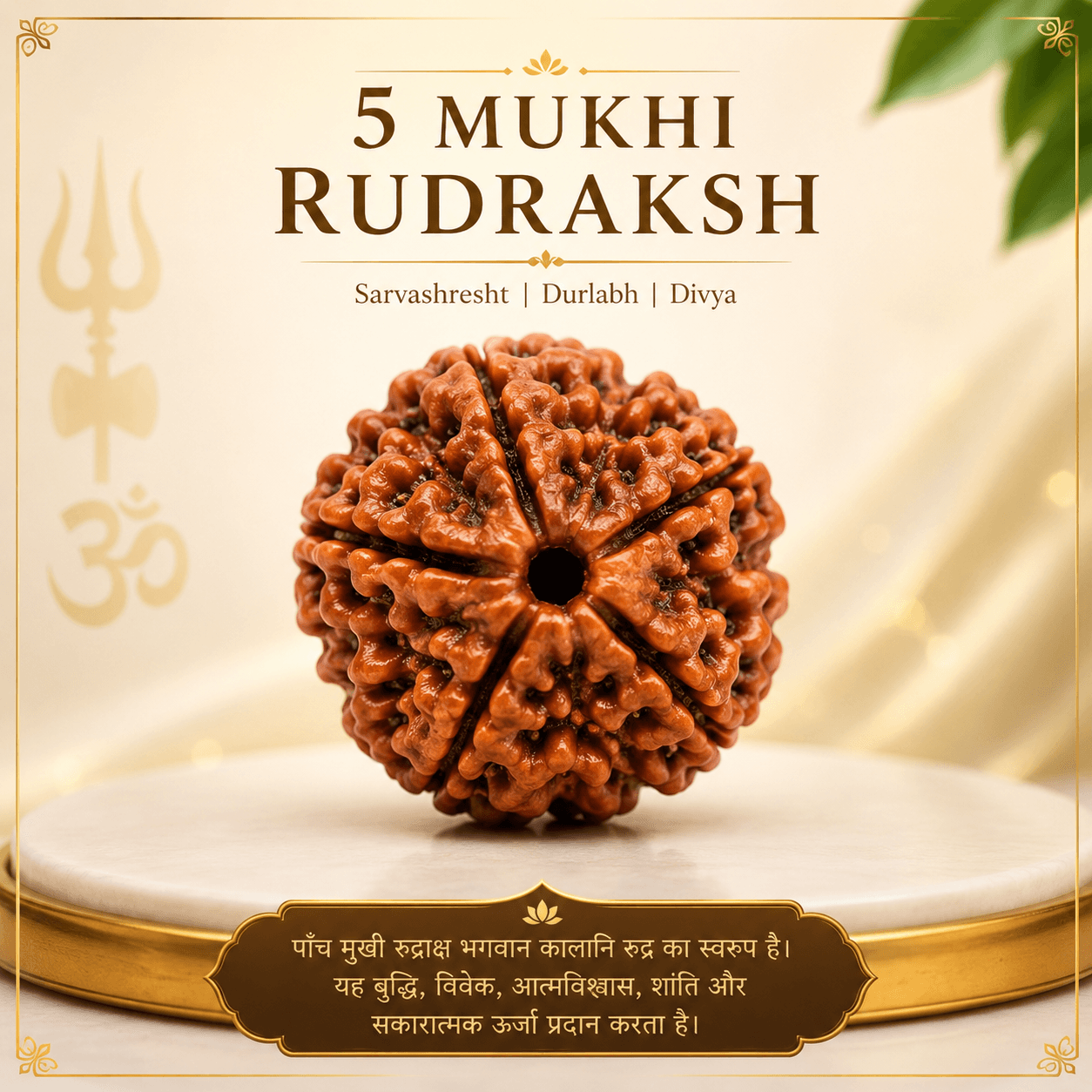 5 Mukhi Rudraksha ( Nepali )